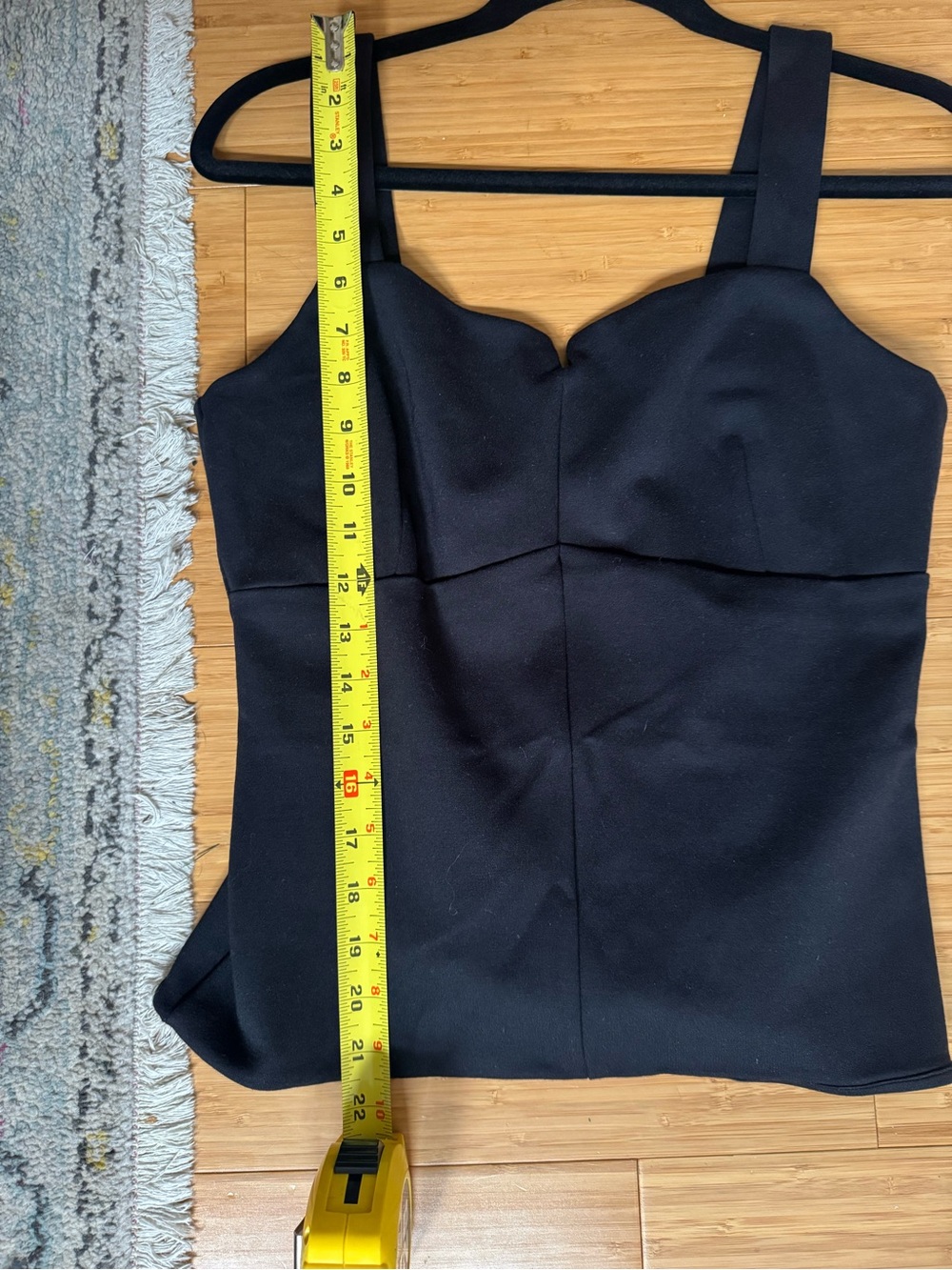 CAbi Under Over Tank Black Ponte Size Small - Picture 9 of 11